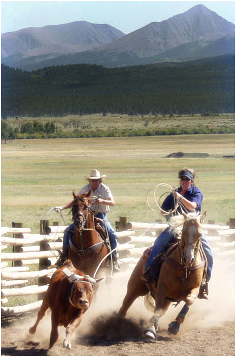 Rodeo Cowboy & Cowgirl