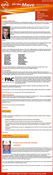 General Fiber Corporation eNewsletter