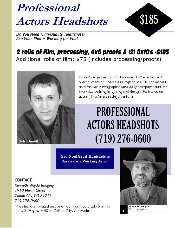 Actors Headshots - $185